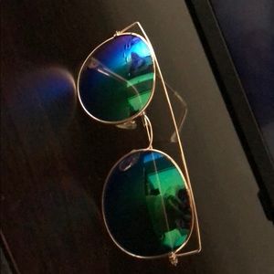 Gold sunglasses